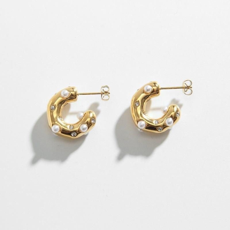 Aria Gold Hoops