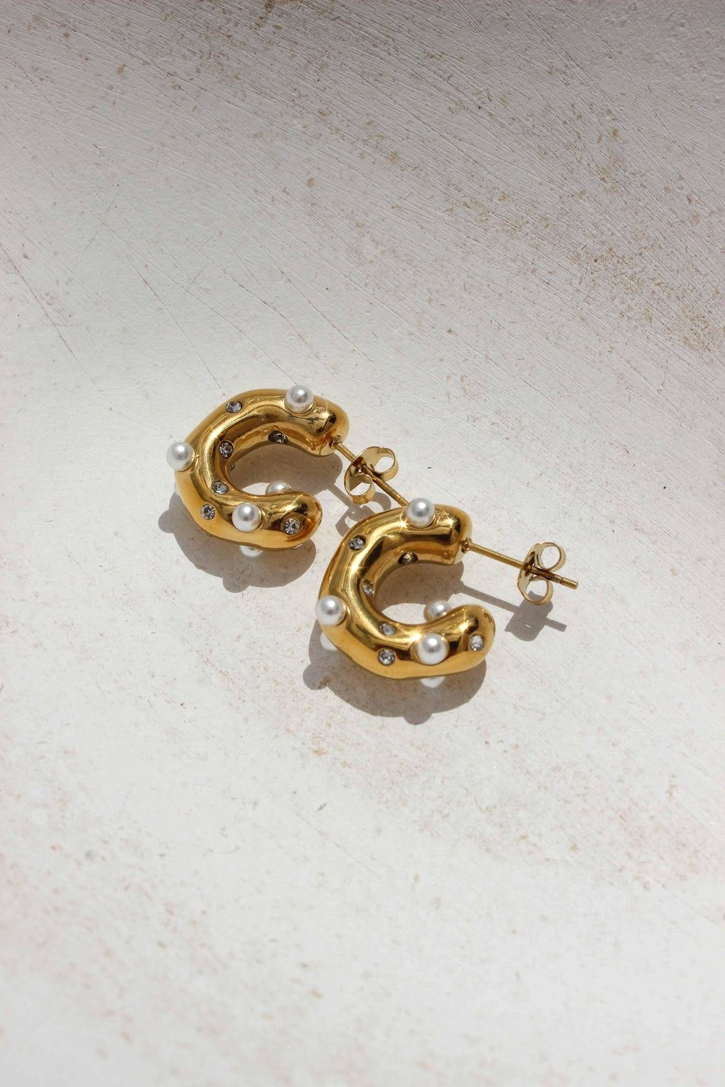 Aria Gold Hoops