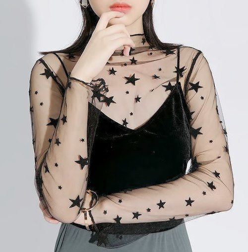 Sheer Mesh Top