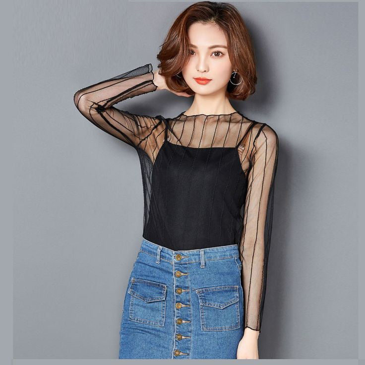 Sheer Mesh Top