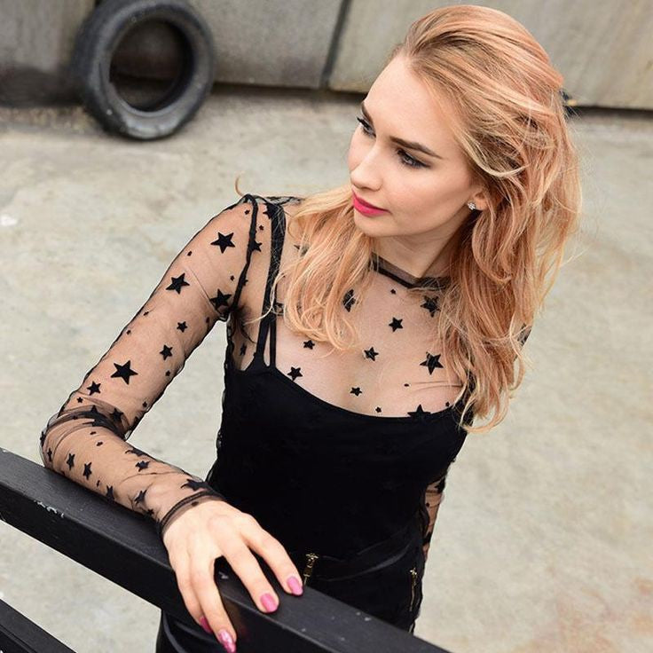 Sheer Mesh Top