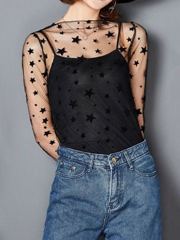 Sheer Mesh Top