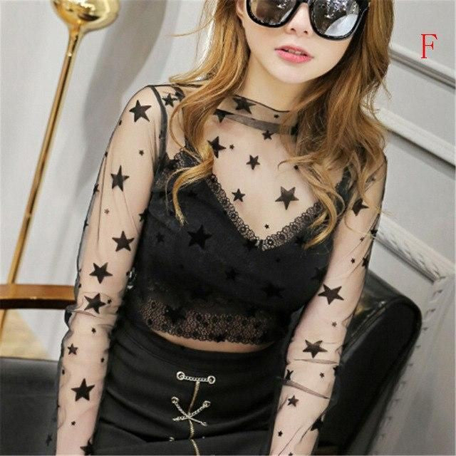 Sheer Mesh Top