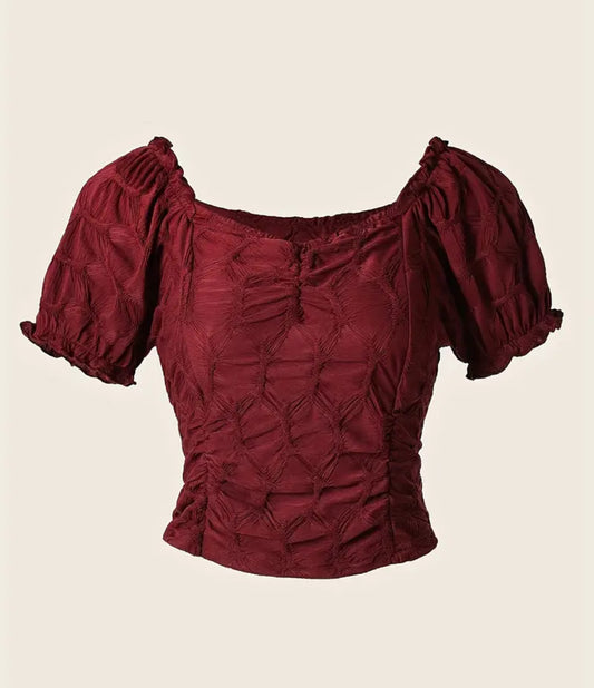 Ruby Texture Top