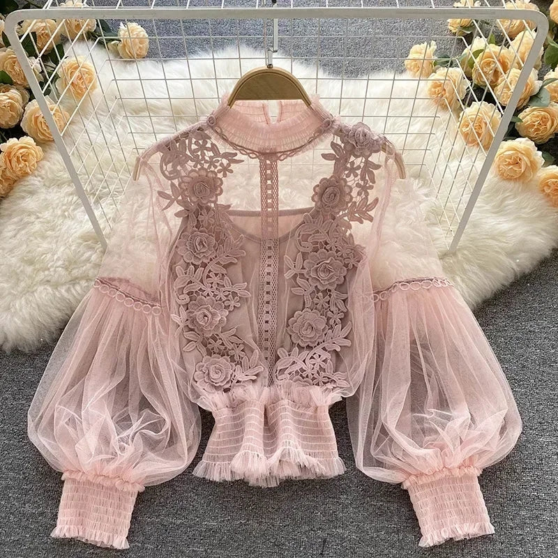 Seelie Mesh Blouse