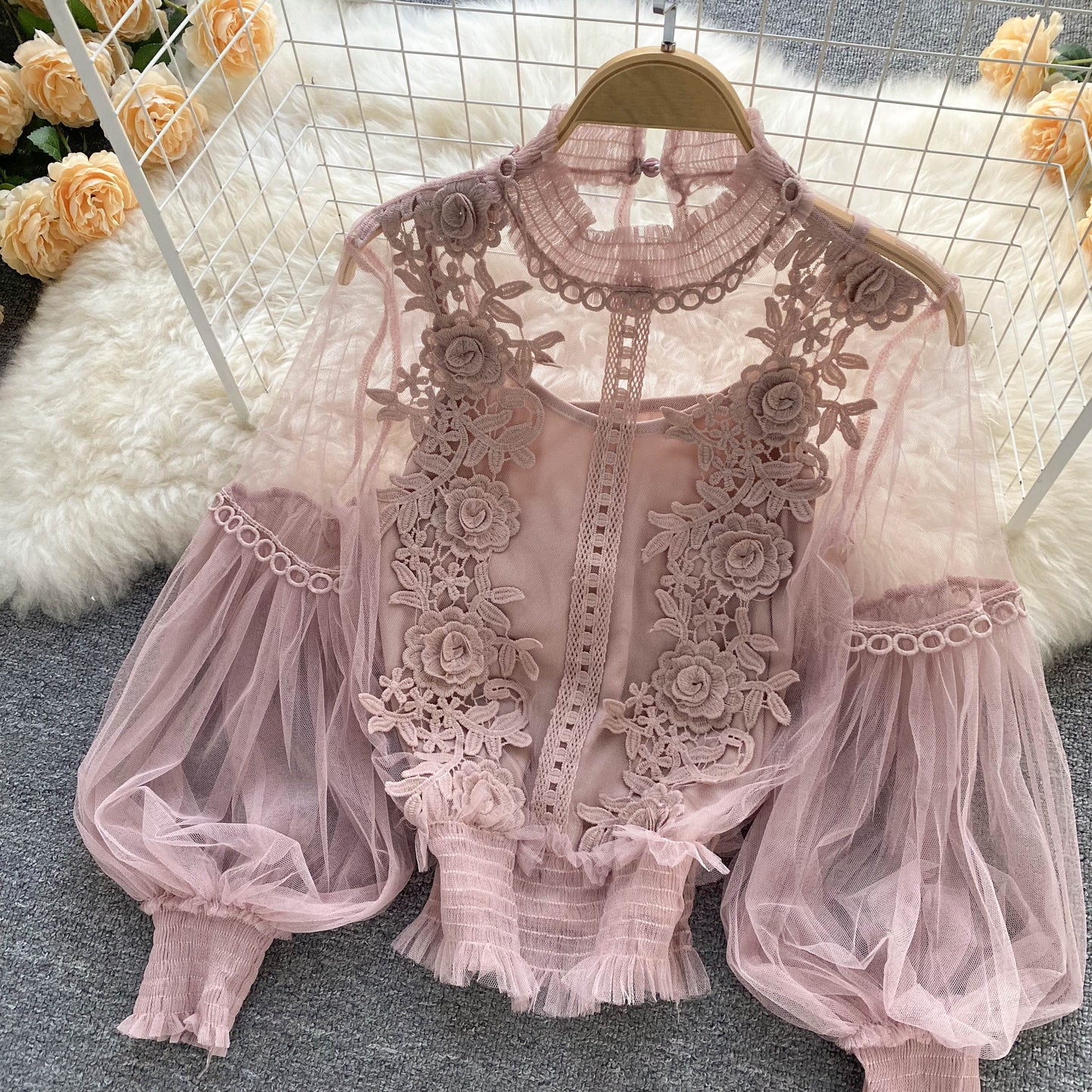 Seelie Mesh Blouse